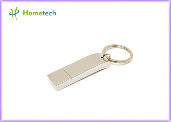 Silver 16GB/32 GB Metal Thumb Drives USB 2.0 Interface Type For Your Business Gifts