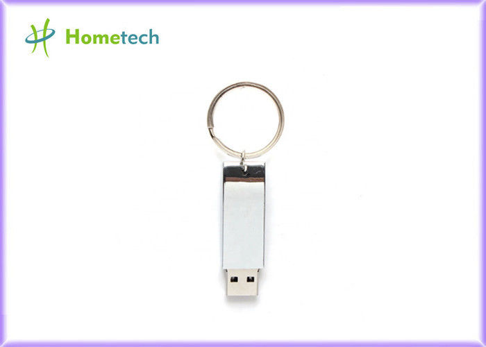 Silver 16GB/32 GB Metal Thumb Drives USB 2.0 Interface Type For Your Business Gifts