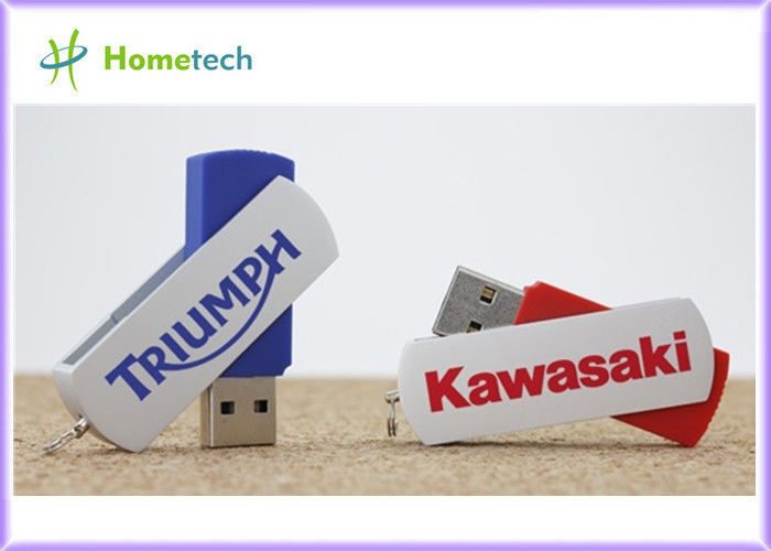 Blue Plastic USB Flash Drive Memory Stick Thumb Drive With 2GB