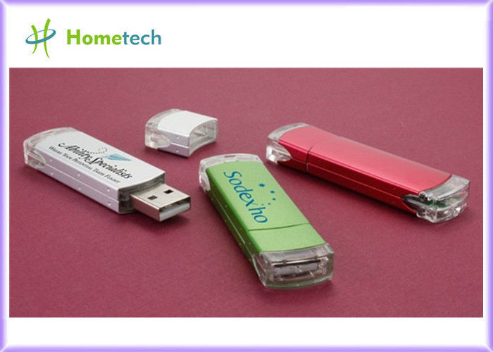 Red Plastic USB Flash Drives Disk , 2.0 USB Flash Drives with 1GB 2GB 4GB 8GB