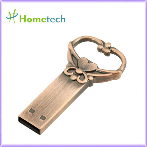 Metal Love Knot Key Shape 16GB USB 2.0 metal key shape usb flash drive usb flash key flash-key