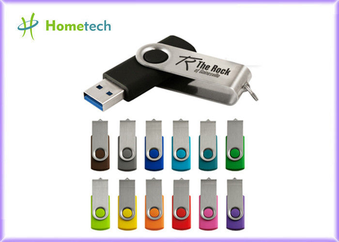 Customised Swivel U disk,  Twist USB Sticks With Aluminum Armor /  Light LED accept paypal 1- 64GB