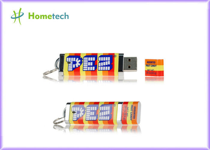 Colorful Plastic USB 2.0 Flash Memory Drive With Logo Printing 16GB / 32GB cheaper USB memory stick