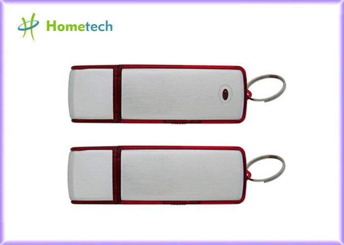 Dark Red Plastic USB Flash Memory , USB Flash Drives 16GB 8GB 4GB