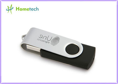 Black Swivel 1gb Custom Usb Flash Drives Bulk With Laser Or Printing Logo
