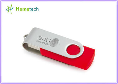Red Twister Swivel Usb Flash Drive Mini Usb Thumb Drive Stick Metal