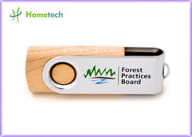 Storage Logo Printing wooden pen drive , small 16gb usb 2.0 flash drive high speed