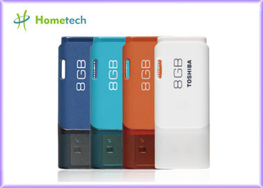 High Speed Plastic USB Flash Drive / USB 2.0 Flash Memory Stick With Silk Screen Printing