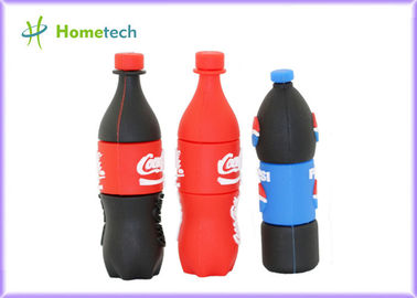Pepsi bottles PVC Customized USB Flash Drive / gift Personalised Usb Memory Stick