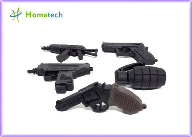 Black Color Gun Customized Usb Flash Drive 4gb 8gb 1gb 2gb 128mb 512mb