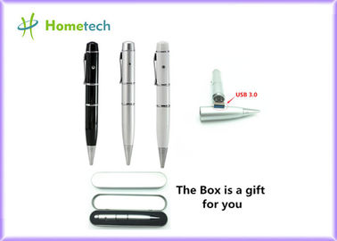 Mini USB Flash Pen Drives / High Speed Ballpoint Pen Model Laser Light Pendrive USB 3.0