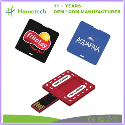 Customized Square Creative Card USB Stick Flash Memory Card 32GB 16GB 8GB 4GB 2GB USB Pen