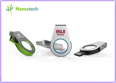 360° rotating USB light acrylic Mini Size Metal / Acrylic Swivel USB Flash Drive Recorder Support USB 2.0 With LED Light
