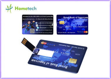 Promotional Credit Card USB Storage Device Ultra Thin Credit Card Shaped Customized Logo