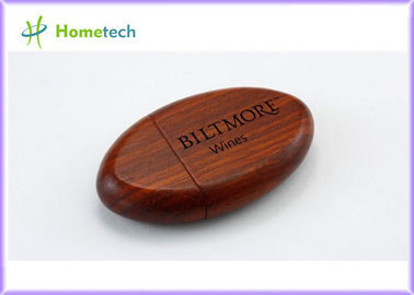 Promotioal 64GB Wooden Usb Drive Flash / Small Bamboo USB 1.1 / 2.0 Usb memory Eco friendly