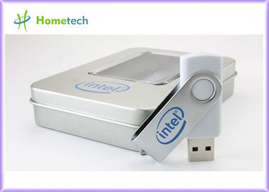 Promotional Metal Twist USB Stick with Free Logo Printing