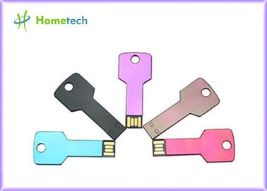Customized 2GB 4GB 8GB Mini Metal Key Shaped USB Pendrive USB 2.0 Flash Drives