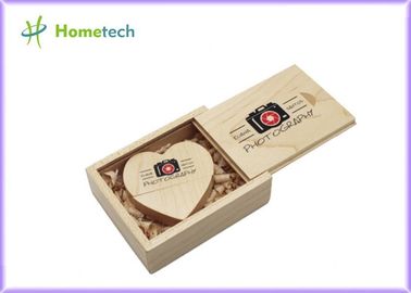 ECO Wooden USB Flash Memory Stick Pen 64GB Custom LOGO Full Color Printing Waterproof