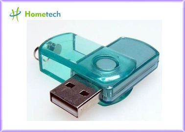 Transparent Plastic Twist USB Sticks , Bulk Windows Vista Flash Drive