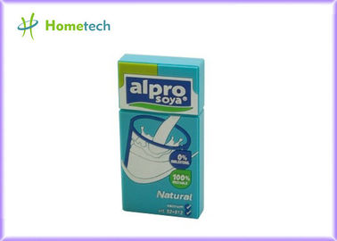 Natural milk box Cartoon USB Flash Drive , Memory Pen Drive Sticks Thumb Drives