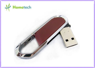 Metal Brown Twist USB Sticks , Customized 4G High Speed USB Flash Drive