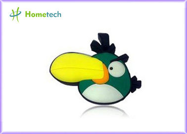 Green Rubber Cartoon USB Flash Drive / Windows 2000 Flash Drive