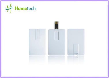 Custom White Color Card Credit Card USB Storage Device 8GB 16GB 32GB High Speed