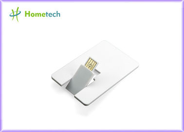 8GB / 16GB Credit Card USB Storage Device Plastic Material Customized Logo