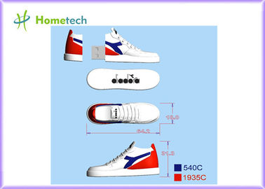 White sneaker custom usb 2.0 flash drive 2gb 4gb 8gb 16gb 32gb 64gb custom logo micro usb memory stick