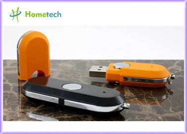 Orange Plastic USB Flash Drive 8GB / 4GB / 2GB For Windows Vista