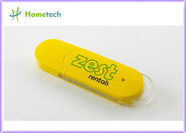 4GB 8GB USB 2.0 Plastic USB Flash Drive , Rectangle Engraved Flash Drive
