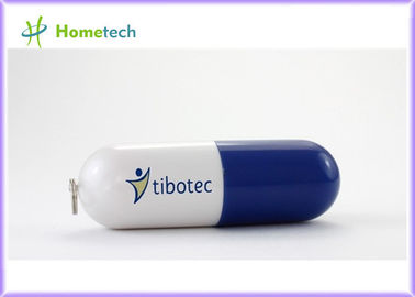 Blue pill plastic USB flash drive 256mb / 512mb bulk Plastic memory USB PEN 2.0 interface Read