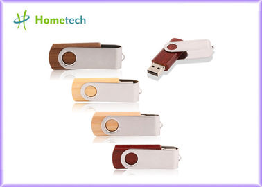 Twist Wooden USB Flash Drive Personalized LOGO Swivel 4GB 8GB 16GB 32G Memory Stick
