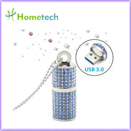 32GB 64GB Memory Crystal Cylindrical USB Flash Drive