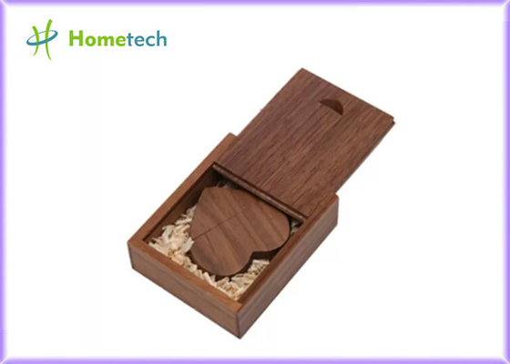 Waterproof 2.0/3.0 128G Walnut Wooden USB Flash Drive