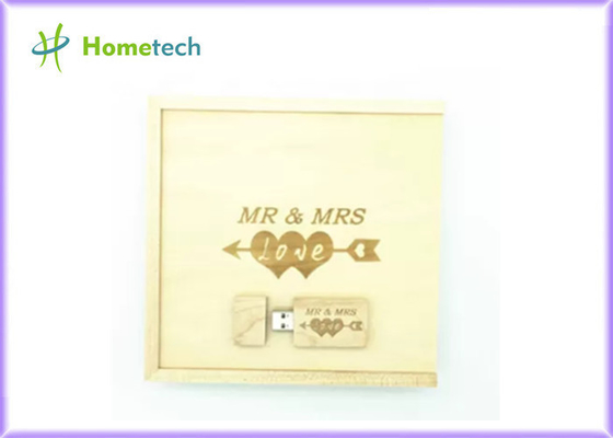Photography Wooden 32GB 64GB MLC Chip USB Flash Drive