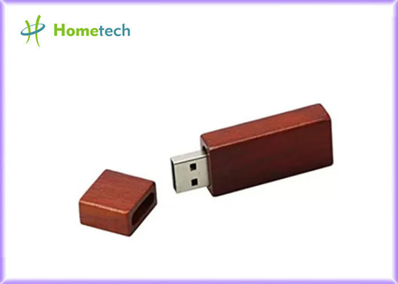 Rectangle Red Wood USB 3.0 16GB high speed flash drive