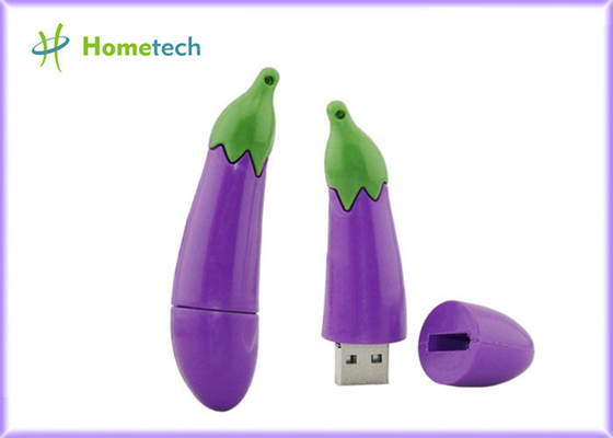 Purple Eggplant USB Thumb Drive 16G For Study / Personal Daily Use