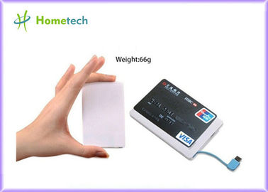 Energy saving Lipstick Power Bank credit card 2600mAh Universal